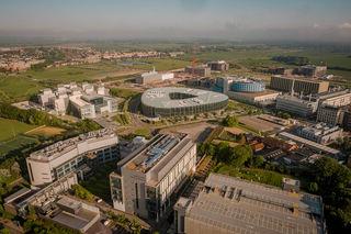 Cambridge Biomedical Campus aerial view